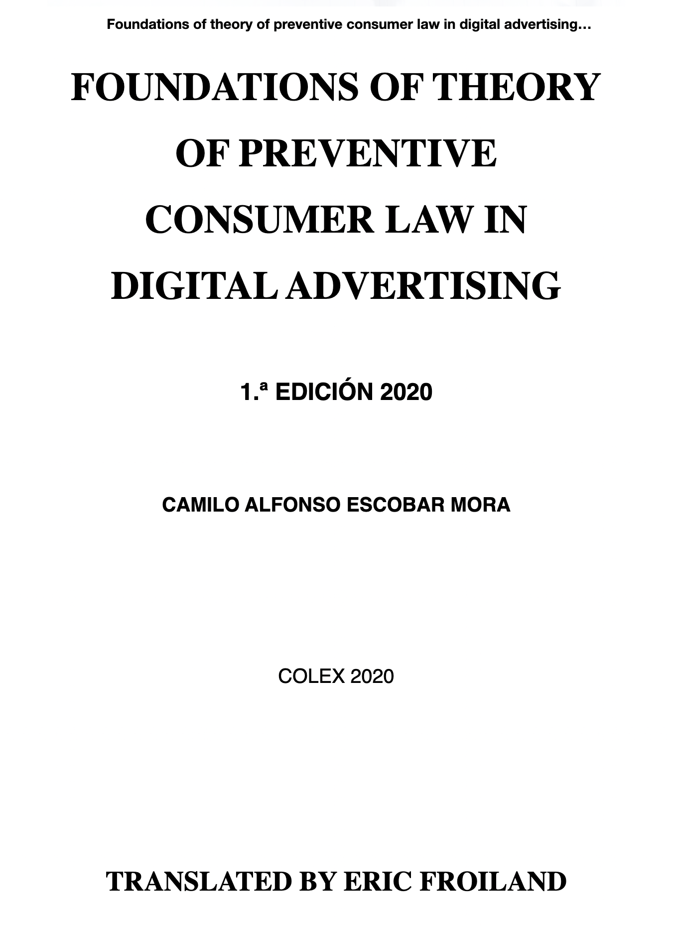 Preventive law in digital advertising translation by Eric Froiland